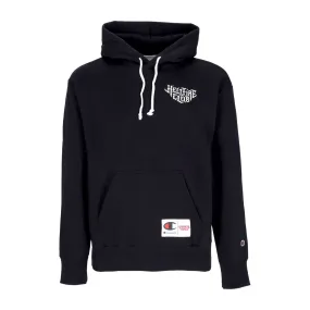Felpa Cappuccio Uomo Hellfire Club Hoodie X Strange Things Black/yellow