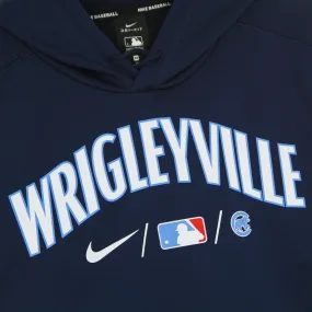 Felpa Cappuccio Uomo Mlb Baseball Therma Hoodie City Connect Chicub Midnight Navy/valor Blue