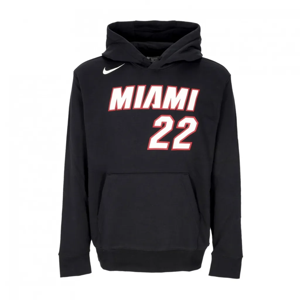 felpa cappuccio uomo nba club hoodie no 22 jimmy buttler miahea BLACK