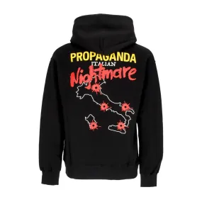 Felpa Cappuccio Uomo Nightmare Hoodie Black
