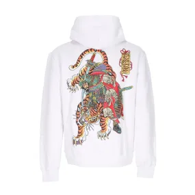 felpa cappuccio uomo tiger and soldier hoodie WHITE