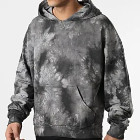 Felpa con cappuccio tinta in massa TB4501 Grigio