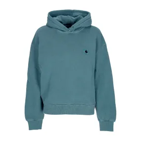 Felpa Leggera Cappuccio Donna W Hooded Nelson Sweatshirt Botanic Garment Dyed