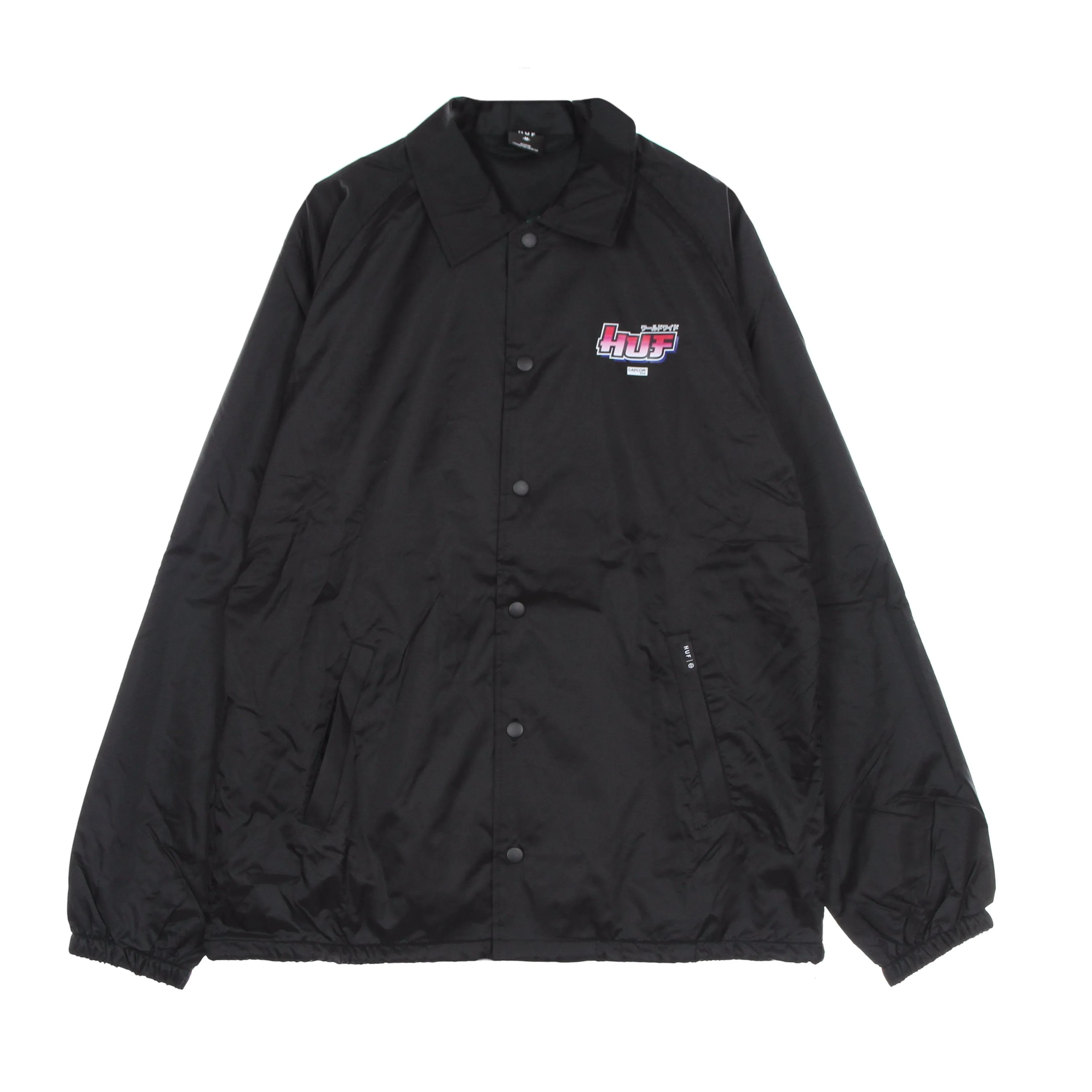 Giacca Coach Jacket Uomo Chun Li & Cammy Coach Jacket X Street Fighter Ii Black