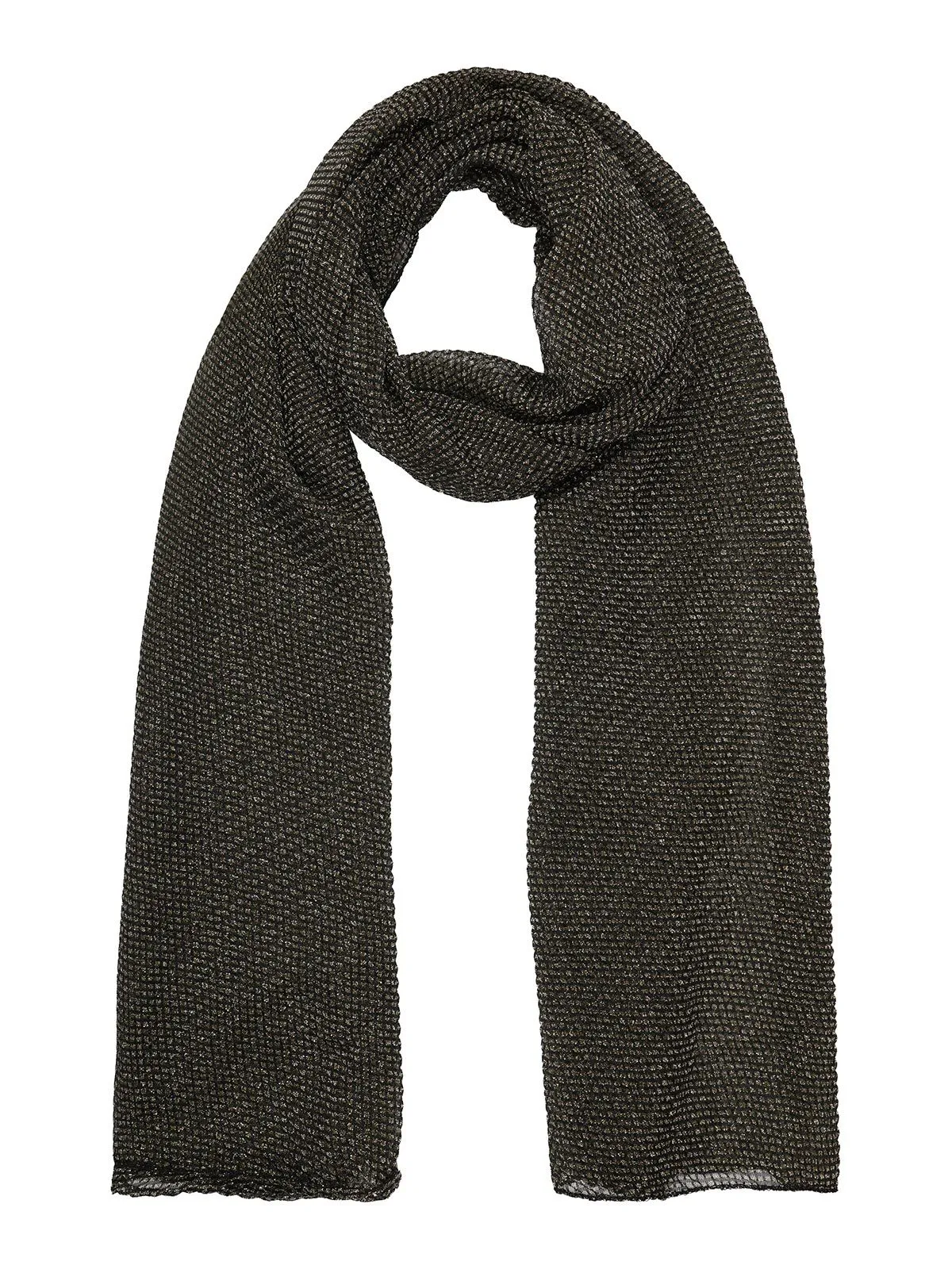 Gian Marco Venturi Echarpe femme légère en lurex