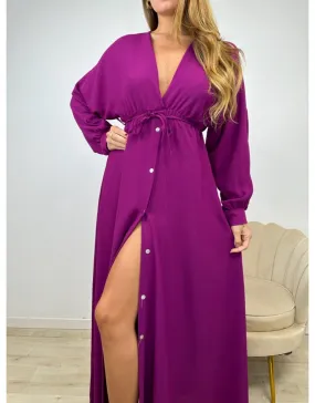 LONG DRESS YARA MAGENTA