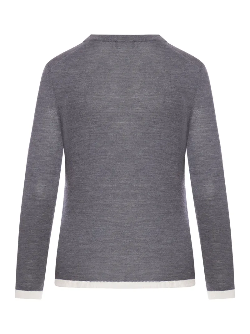 maglia con scollo a V