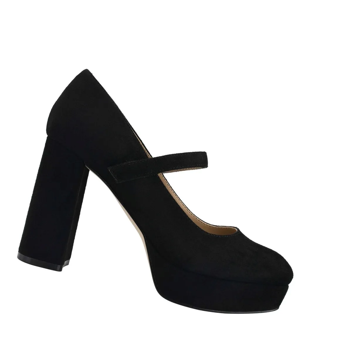 Marc Fisher Heels & Pumps Fino al 70% di sconto Nicoly Platform Mary Jane Pump Donna Pelle Scamosciata Nera