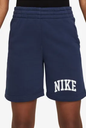 Nike Club - Shorts in spugna con logo stile college    