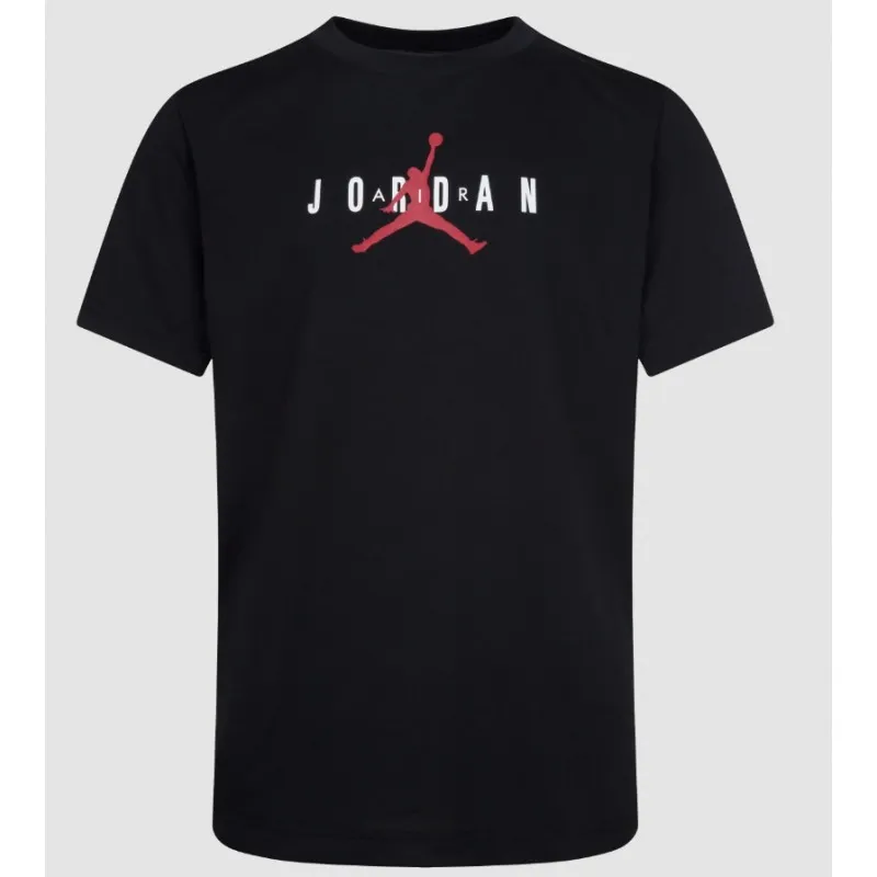 Nike Jordan Jumpman Sustain Graph Black T-Shirt M/M Stampa Logo Junior Bimbo