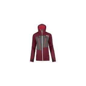 Ortovox PORDOI JACKET W MERINO NATURETEC PLUS DARK BLOOD