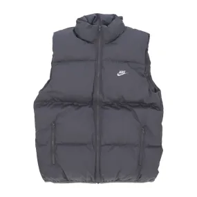 piumino smanicato uomo club puffer vest IRON GREY/WHITE