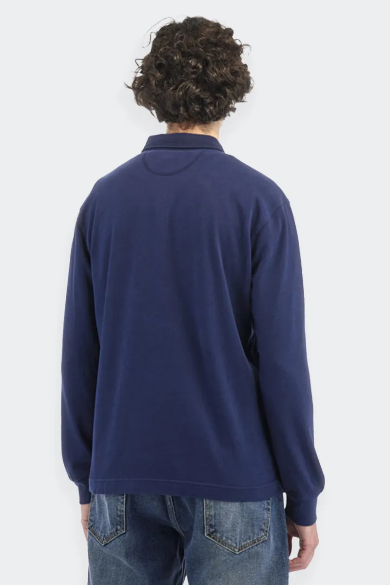 POLO BLU BASIC HEAVY JERSEY