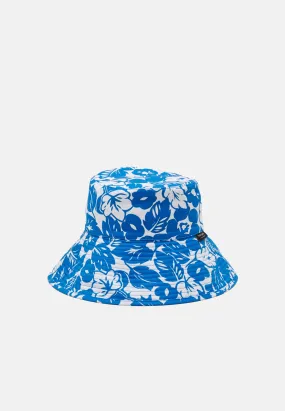 TROPICAL FOLIAGE REVERSIBLE BUCKET HAT - Cappello