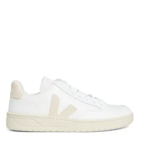 VEJA  Sneakers in pelle bianca e beige