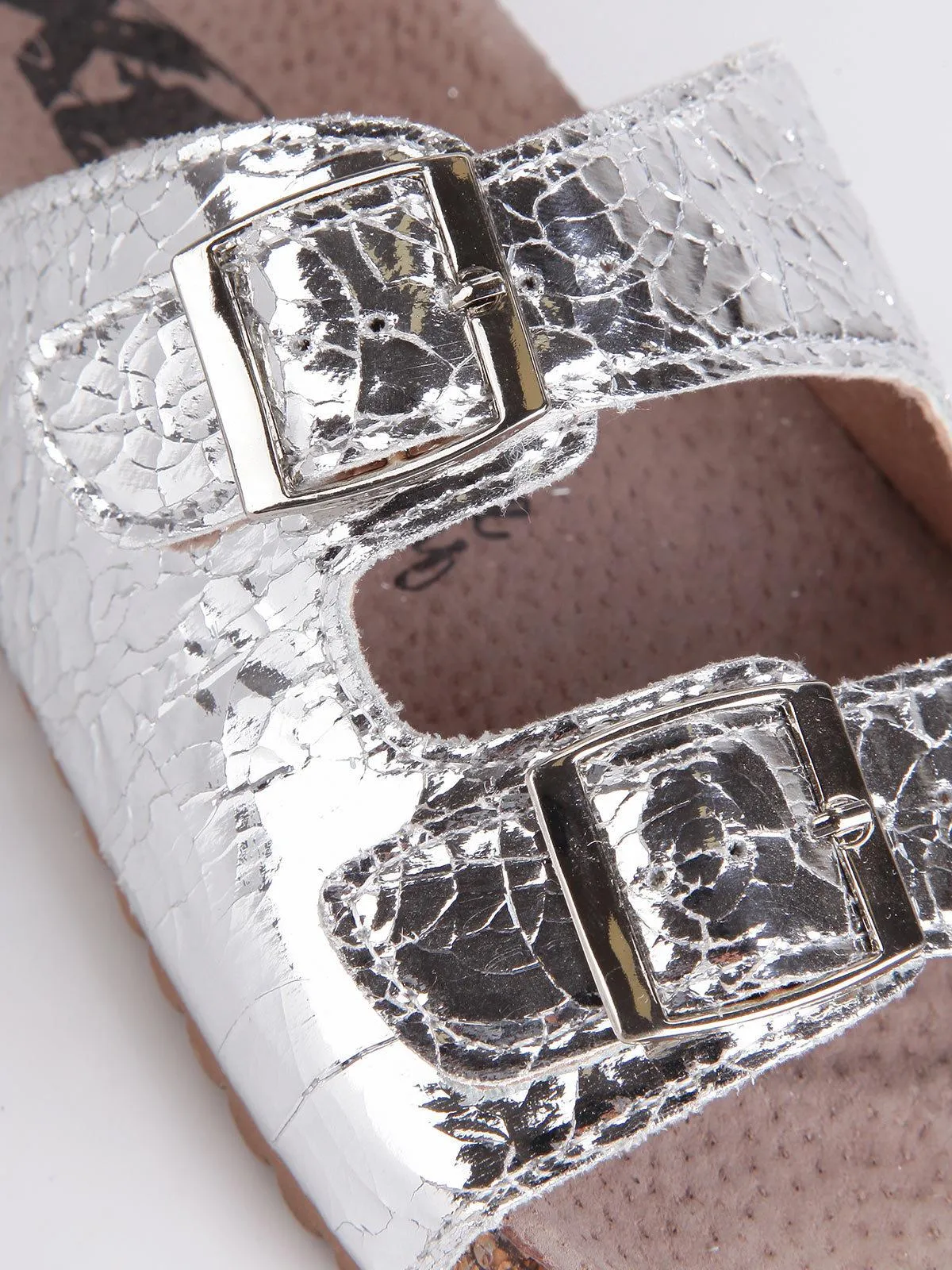 Xti Pantoufles ergonomiques avec boucle  Argent